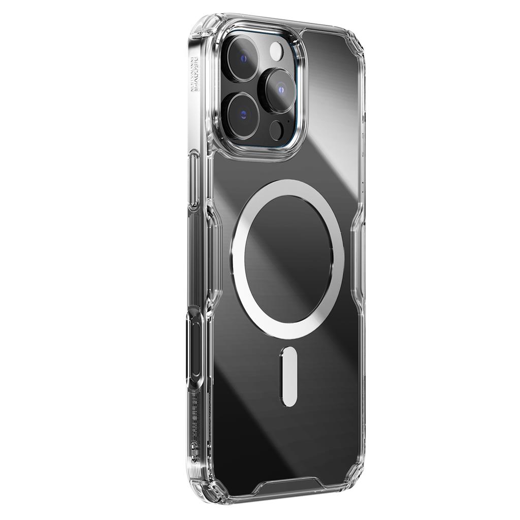 Apple iPhone 16 Pro Max Nillkin nature pro magsafe hátlap tok (Fehér)