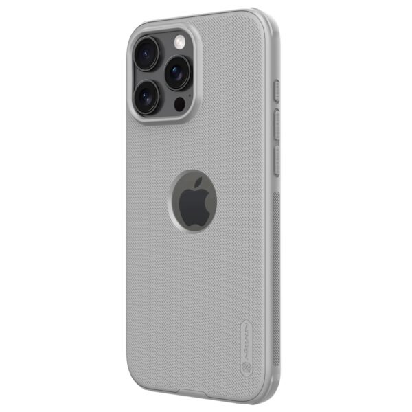 Apple iPhone 16 Pro Max Nillkin Super frosted shield pro strapabíró hátlap tok Szürke 1