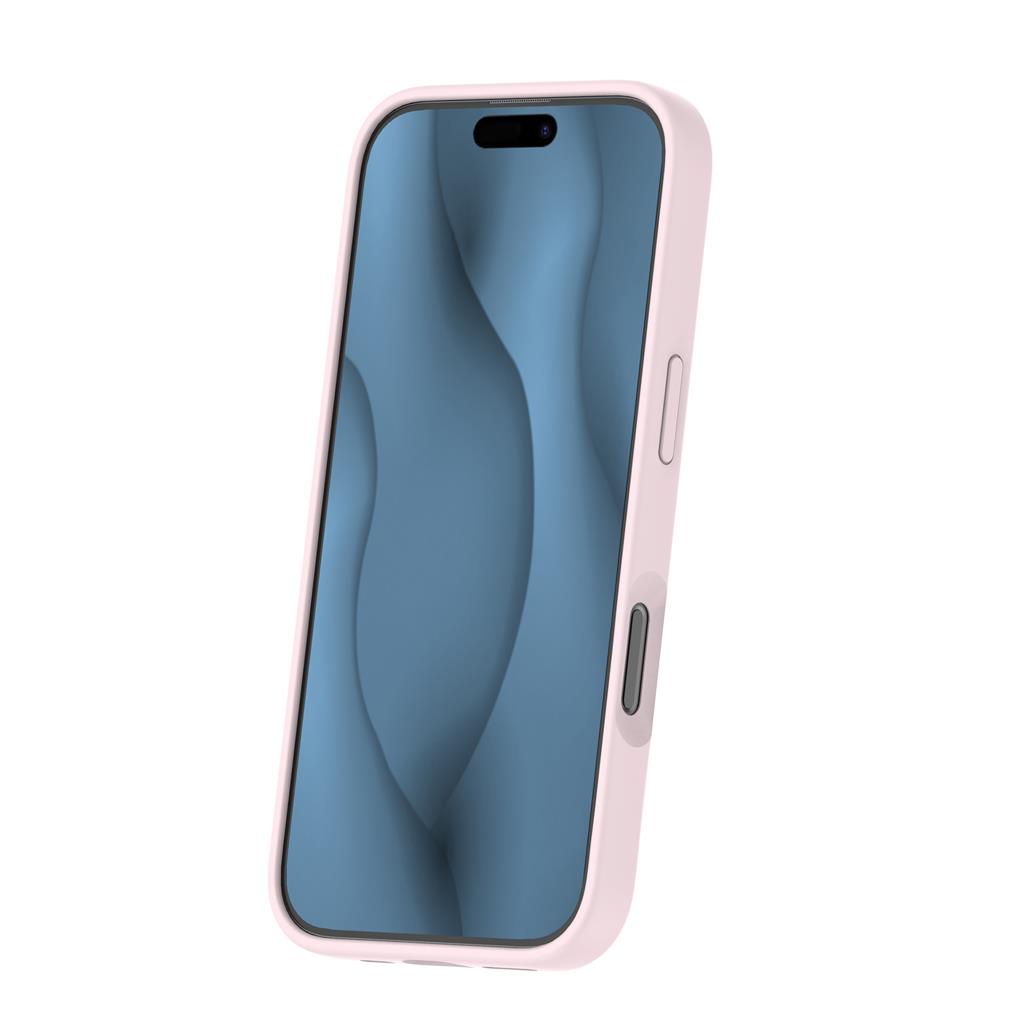 Apple iPhone 16 Pro Max Silicone Thin magsafe hátlap tok (Rózsaszín)
