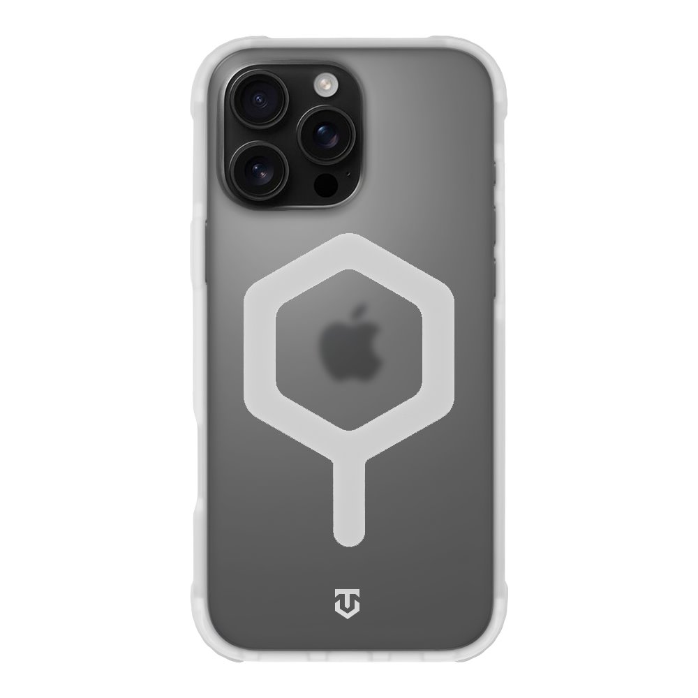 Apple iPhone 16 Pro Max Tactical MagForce Hexagon tok (Fehér)