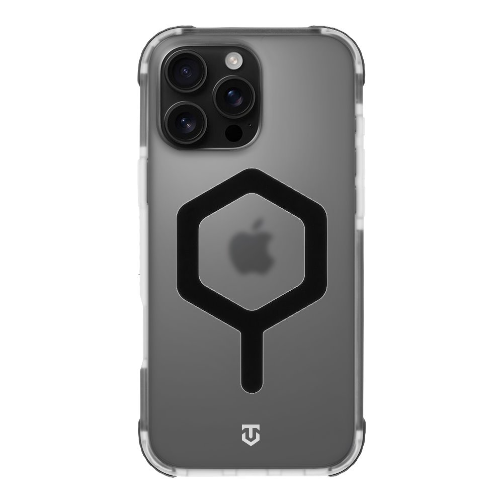 Apple iPhone 16 Pro Max Tactical MagForce Hexagon tok (Fekete)