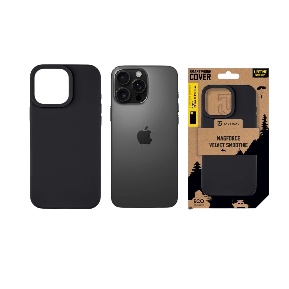 Apple iPhone 16 Pro Max Tactical MagForce Velvet Smoothie tok (Szürke)