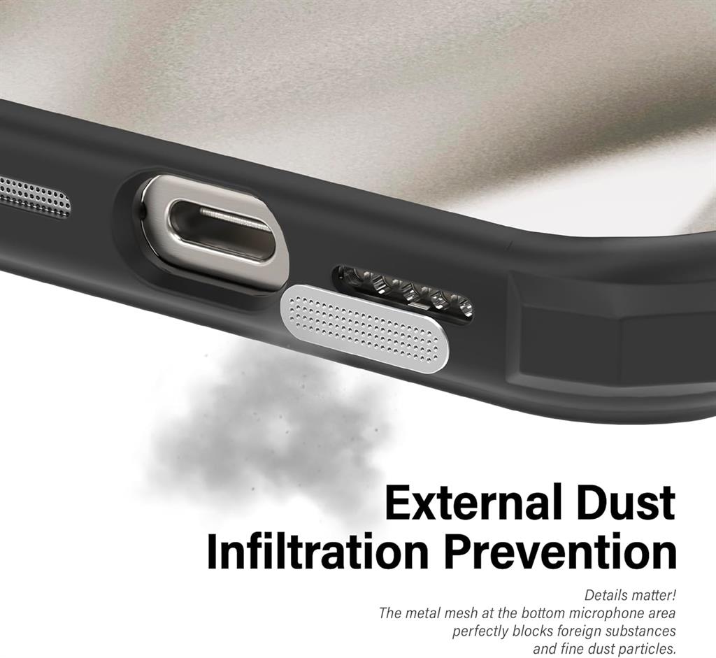 Apple iPhone 16 Pro MOLAN CANO HN7 Magsafe strapabíró hátlap tok (Fekete)