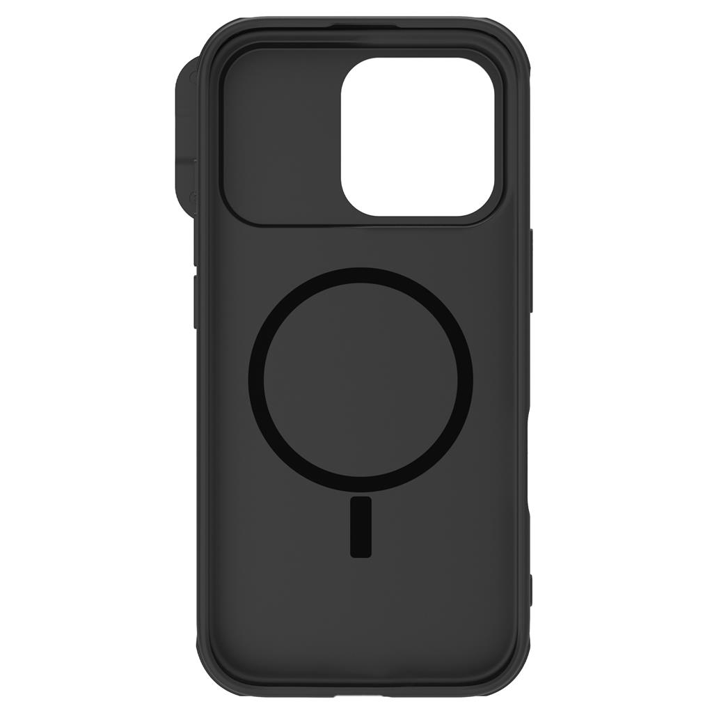 Apple iPhone 16 Pro Nillkin camshield pro magsafe hátlap tok (Fekete)