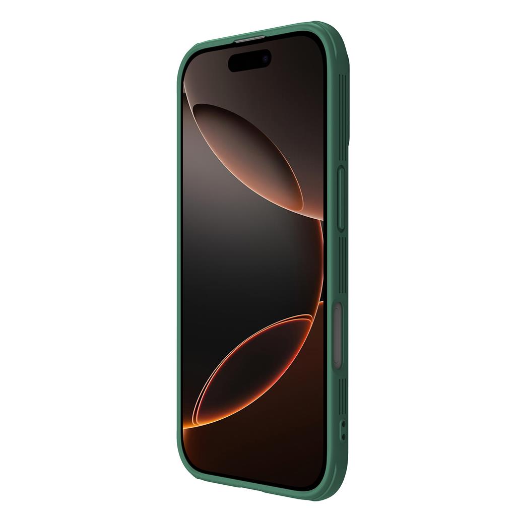 Apple iPhone 16 Pro Nillkin camshield pro magsafe hátlap tok (Zöld)