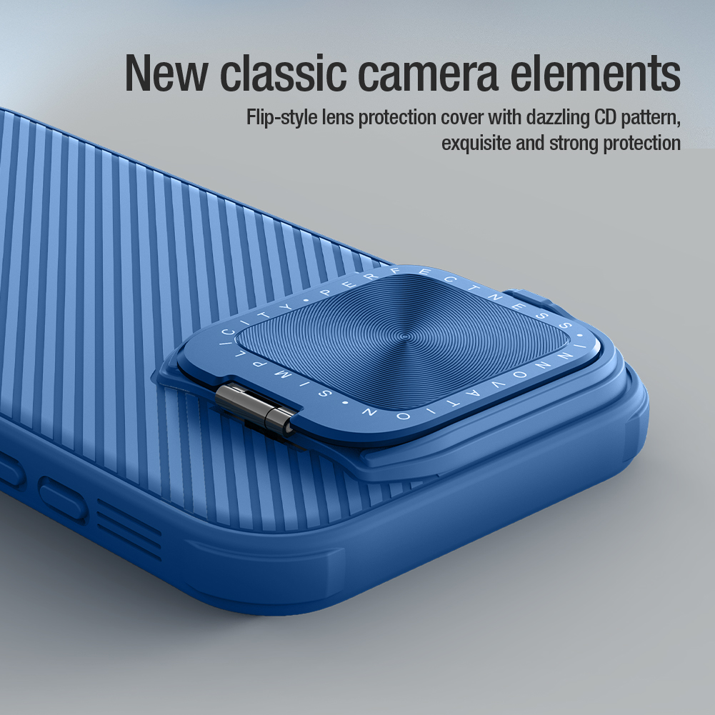 Apple iPhone 16 Pro Nillkin Camshield Prop hátlap tok (Fekete)