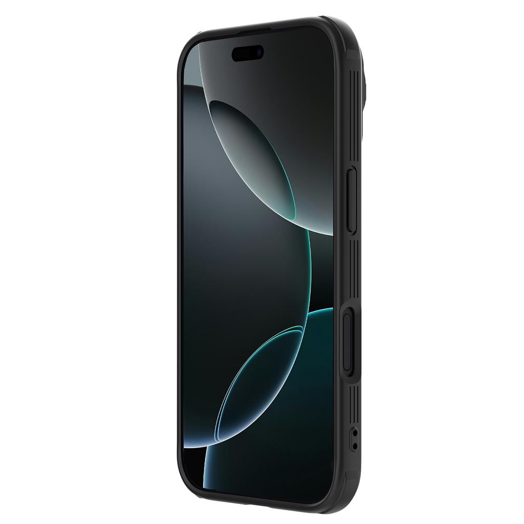 Apple iPhone 16 Pro Nillkin Camshield Prop hátlap tok (Fekete)