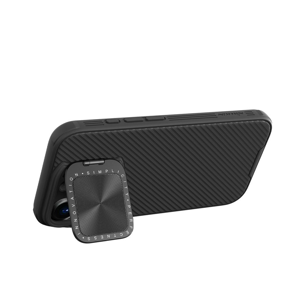 Apple iPhone 16 Pro Nillkin Camshield Prop hátlap tok (Fekete)