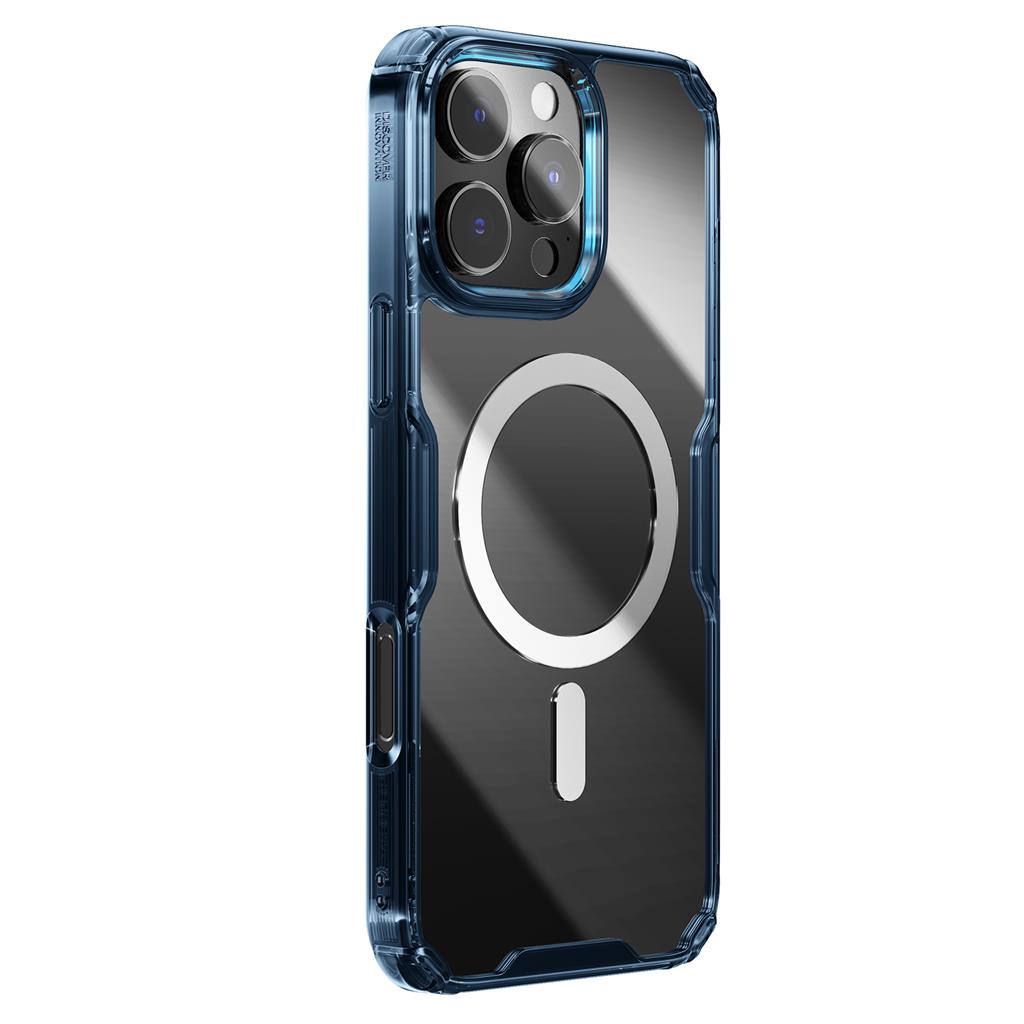 Apple iPhone 16 Pro Nillkin nature pro magsafe hátlap tok (Kék)