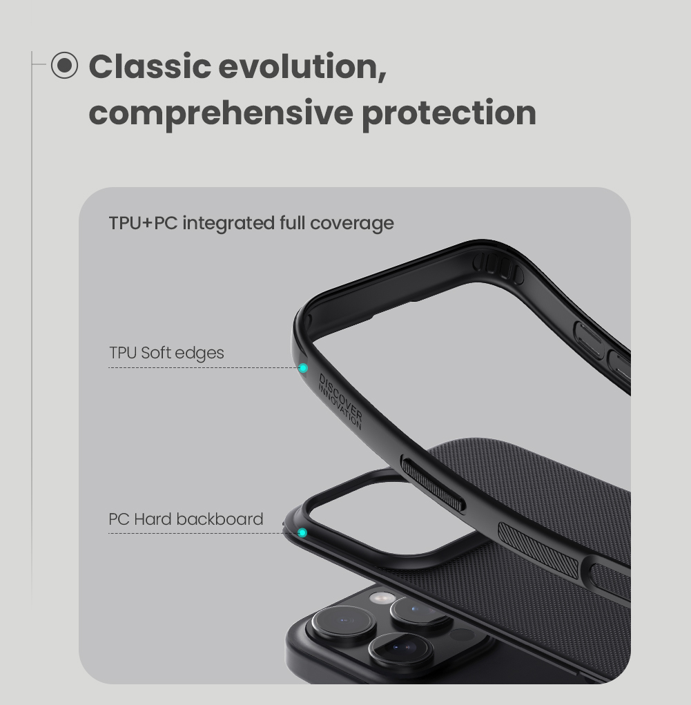 Apple iPhone 16 Pro Nillkin Super frosted shield pro magsafe strapabíró hátlap tok (Kék)