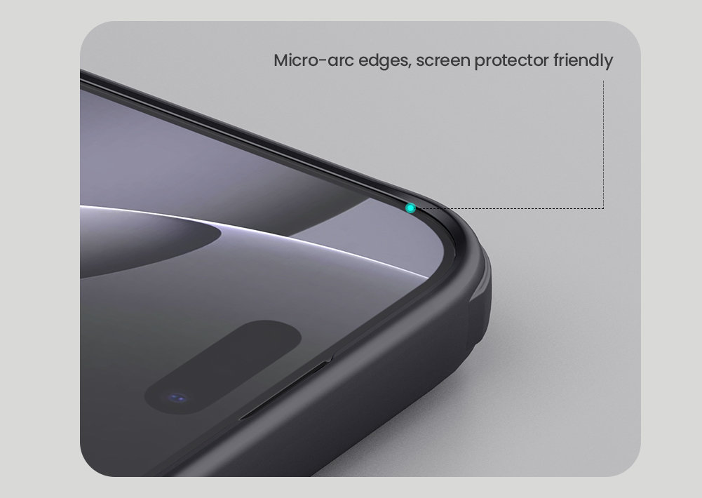 Apple iPhone 16 Pro Nillkin Super frosted shield pro magsafe strapabíró hátlap tok (Kék)