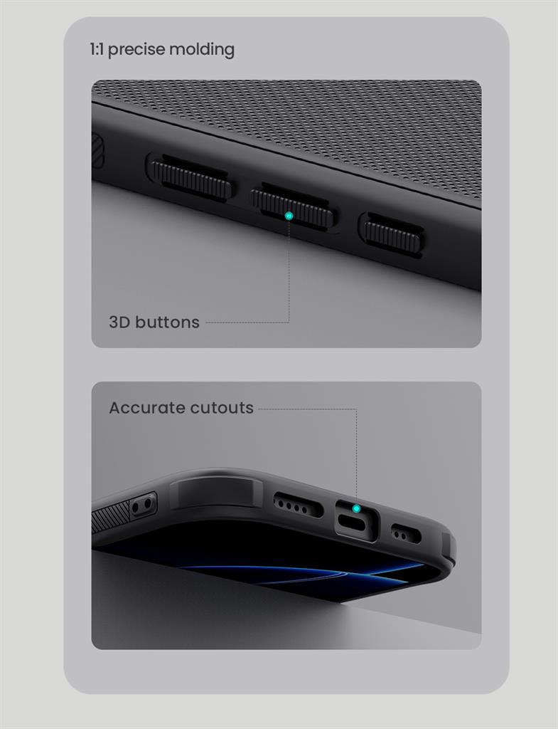 Apple iPhone 16 Pro Nillkin Super frosted shield pro magsafe strapabíró hátlap tok (Kék)