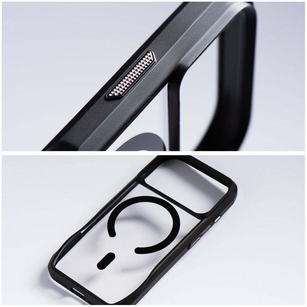 Apple iPhone 16 Pro ROAR Slim Defender hátlap tok (Fekete)