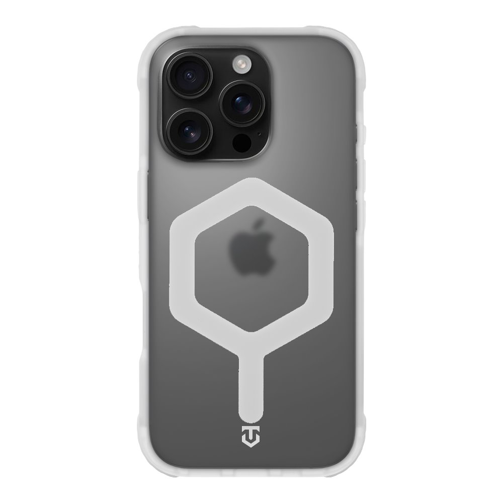 Apple iPhone 16 Pro Tactical MagForce Hexagon tok (Fehér)