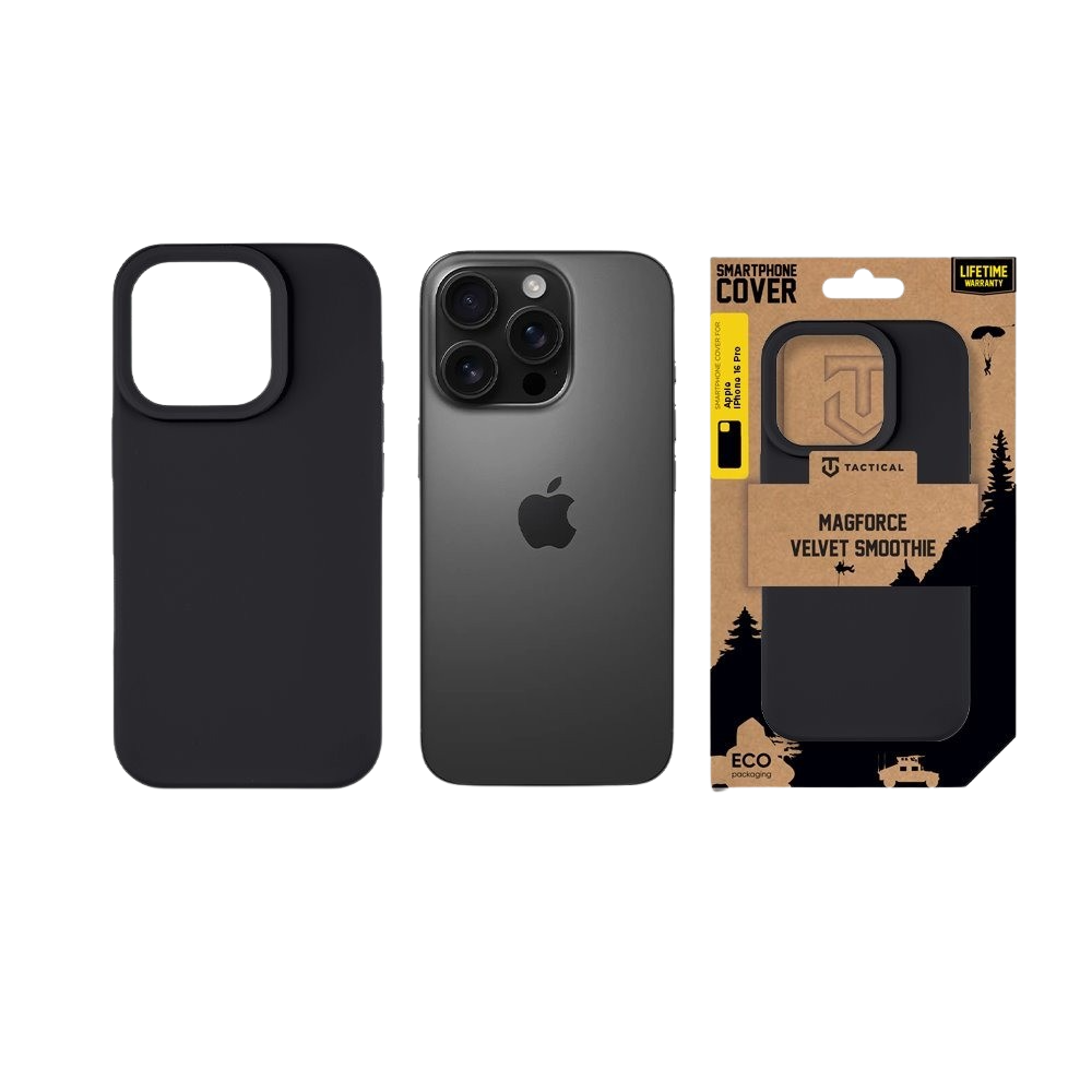 Apple iPhone 16 Pro Tactical MagForce Velvet Smoothie tok (Szürke)