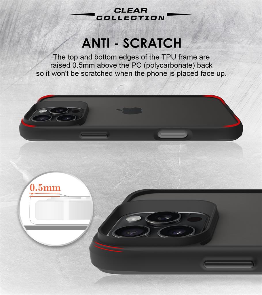 Apple iPhone 16 Pro TOKO Combat X mode Frost hátlap tok (Fekete)