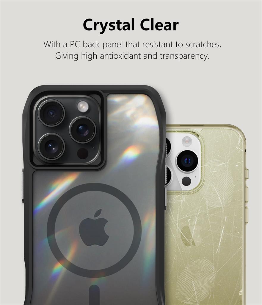 Apple iPhone 16 Pro TOKO Octagon magsafe hátlap tok (Fekete)