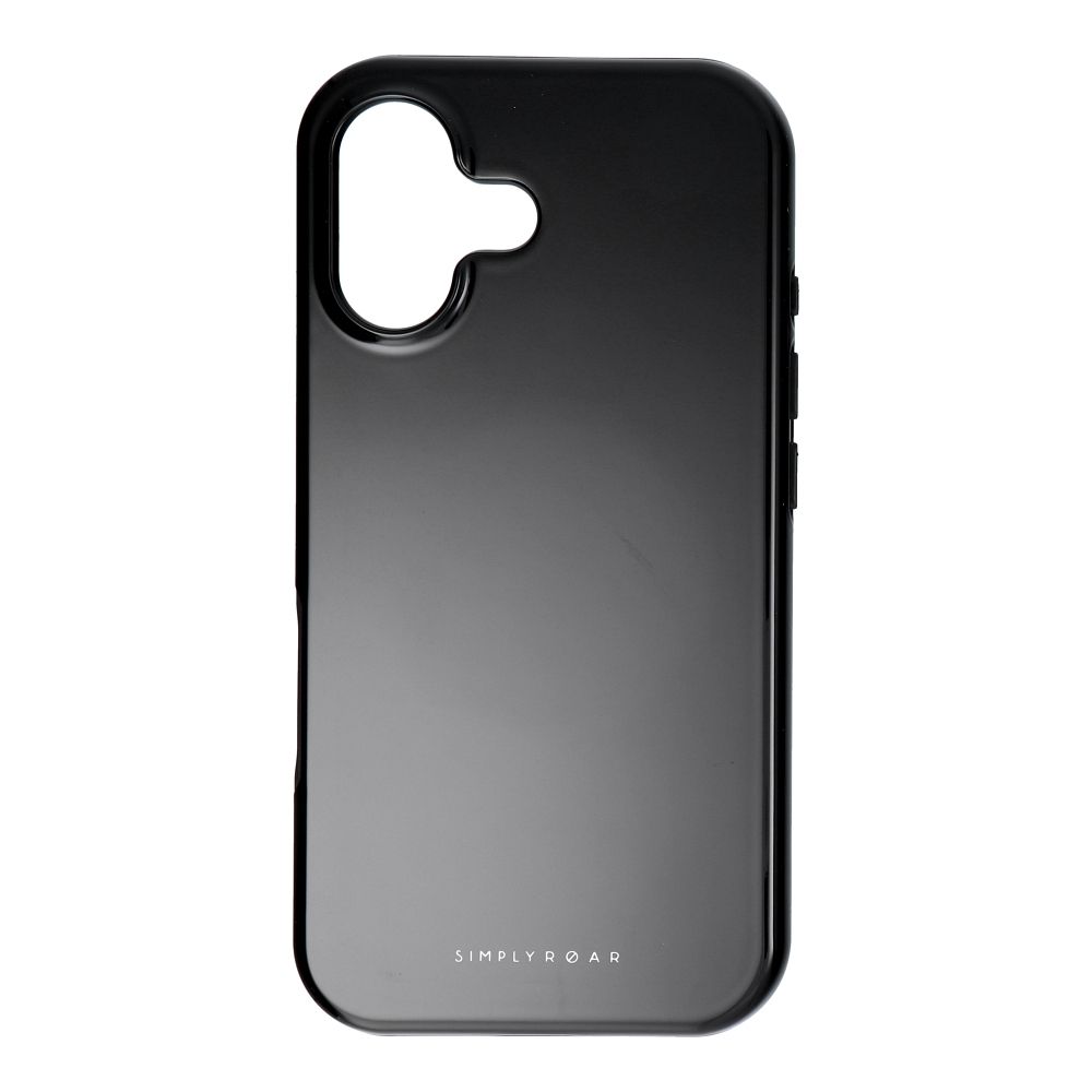 Apple iPhone 16 Roar Rainbow bumper hátlap tok (Fekete)