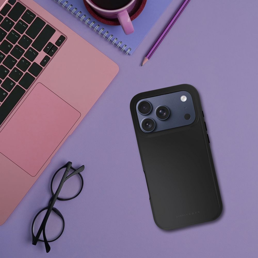 Apple iPhone 16 Roar Rainbow bumper hátlap tok (Fekete)