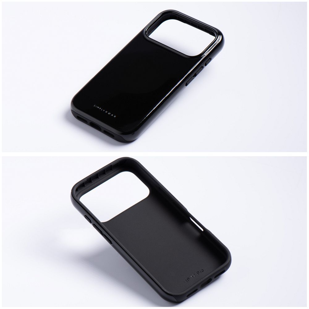 Apple iPhone 16 Roar Rainbow bumper hátlap tok (Fekete)