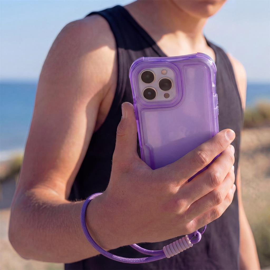 Apple iPhone 16 SafePop hátlap tok (Lila)