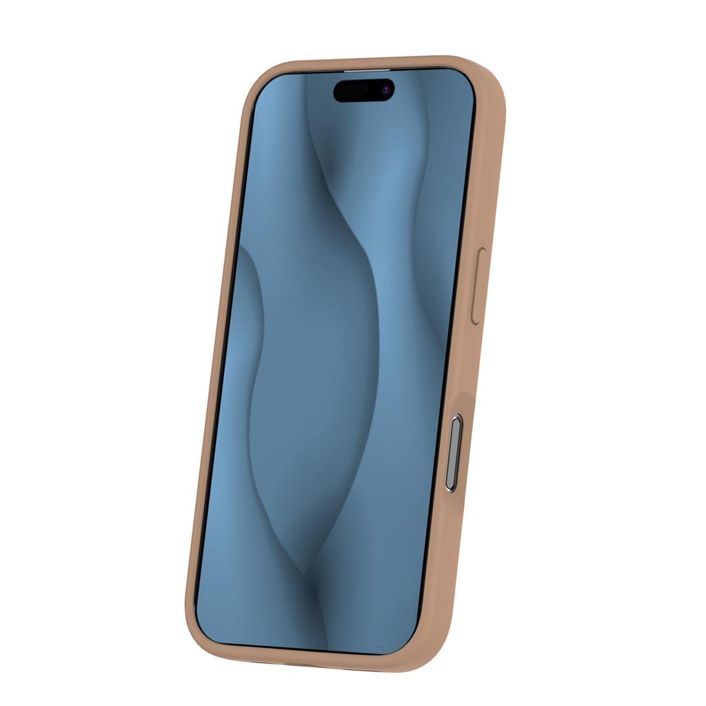 Apple iPhone 16 Silicone Thin magsafe hátlap tok (Barna)