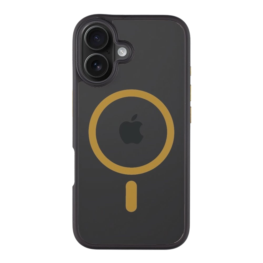 Apple iPhone 16 Tactical MagForce Hyperstealth 2.0 hátlap tok (Fekete - Sárga)