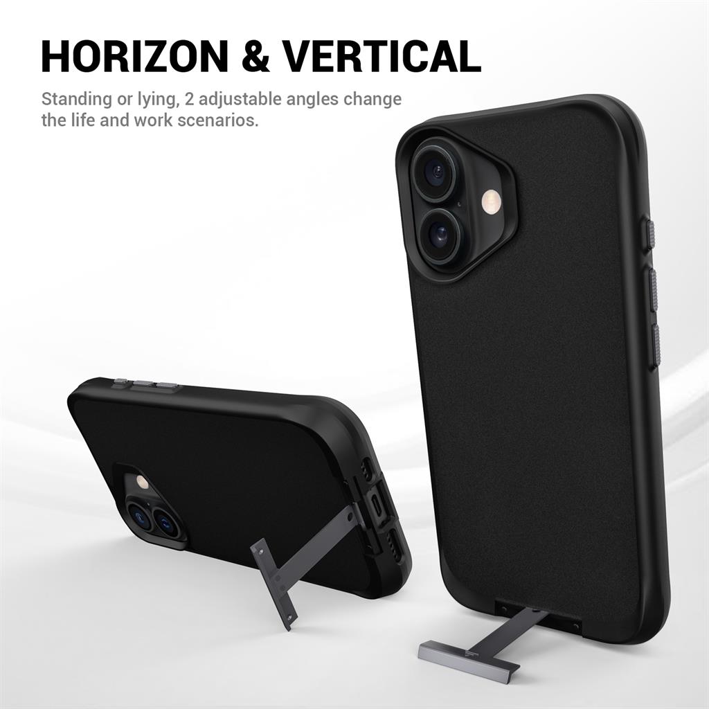 Apple iPhone 16 TOKO Taurustar magsafe hátlap tok (Fekete)