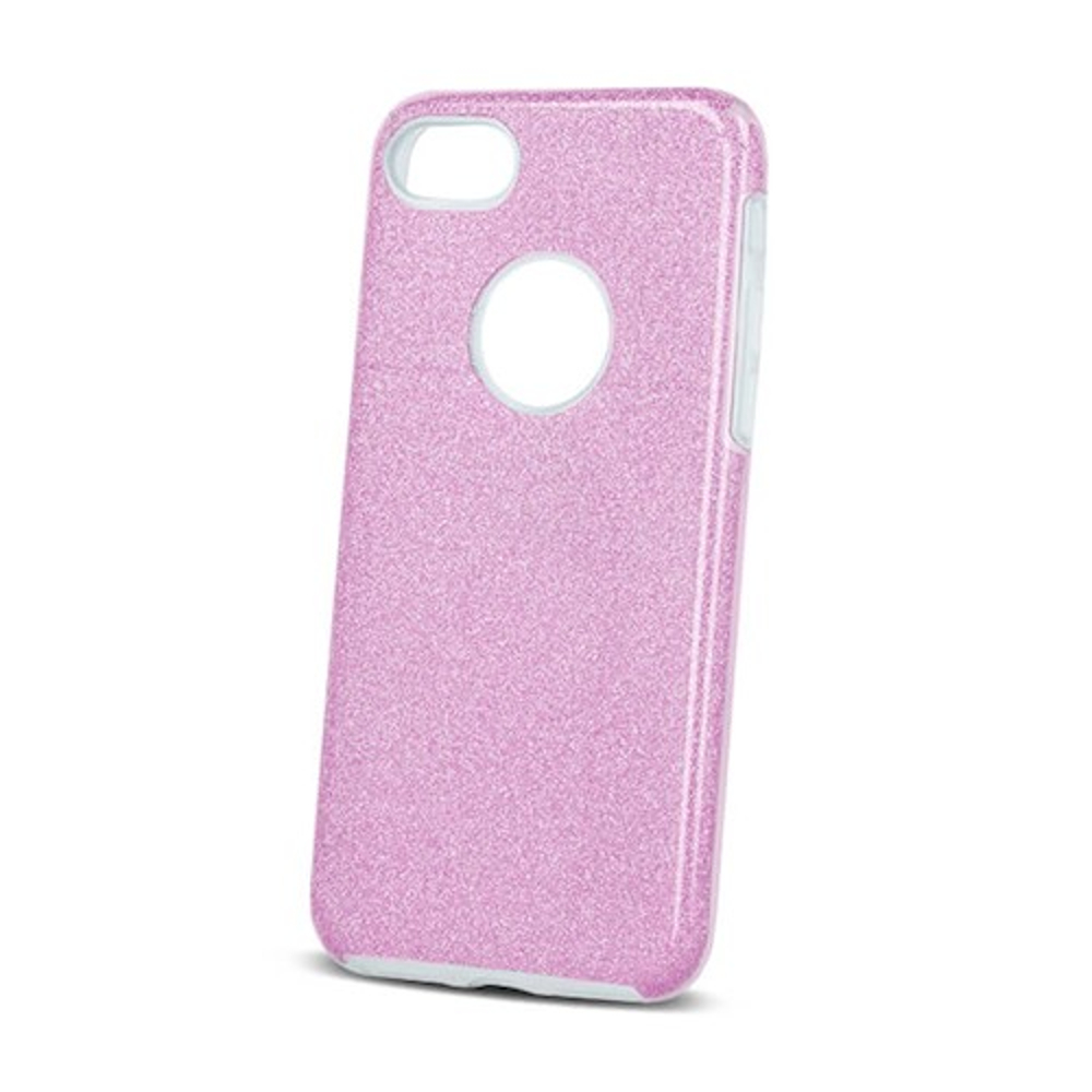 Apple iPhone 16e glitter 3in1 hátlap tok (Rózsaszín)