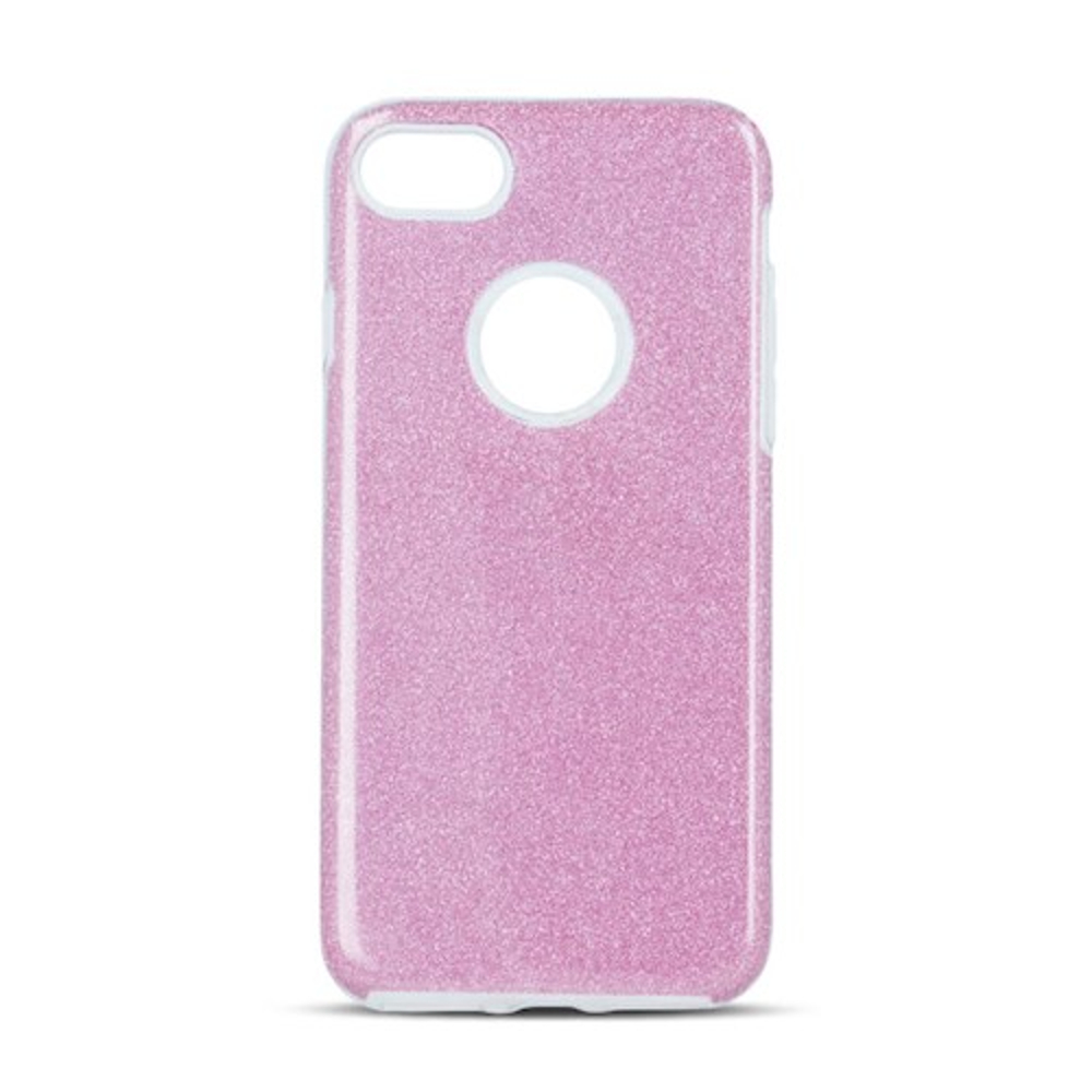 Apple iPhone 16e glitter 3in1 hátlap tok (Rózsaszín)