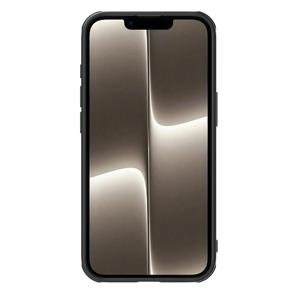 Apple iPhone 16e Nillkin camshield armor hátlap tok (Fekete)