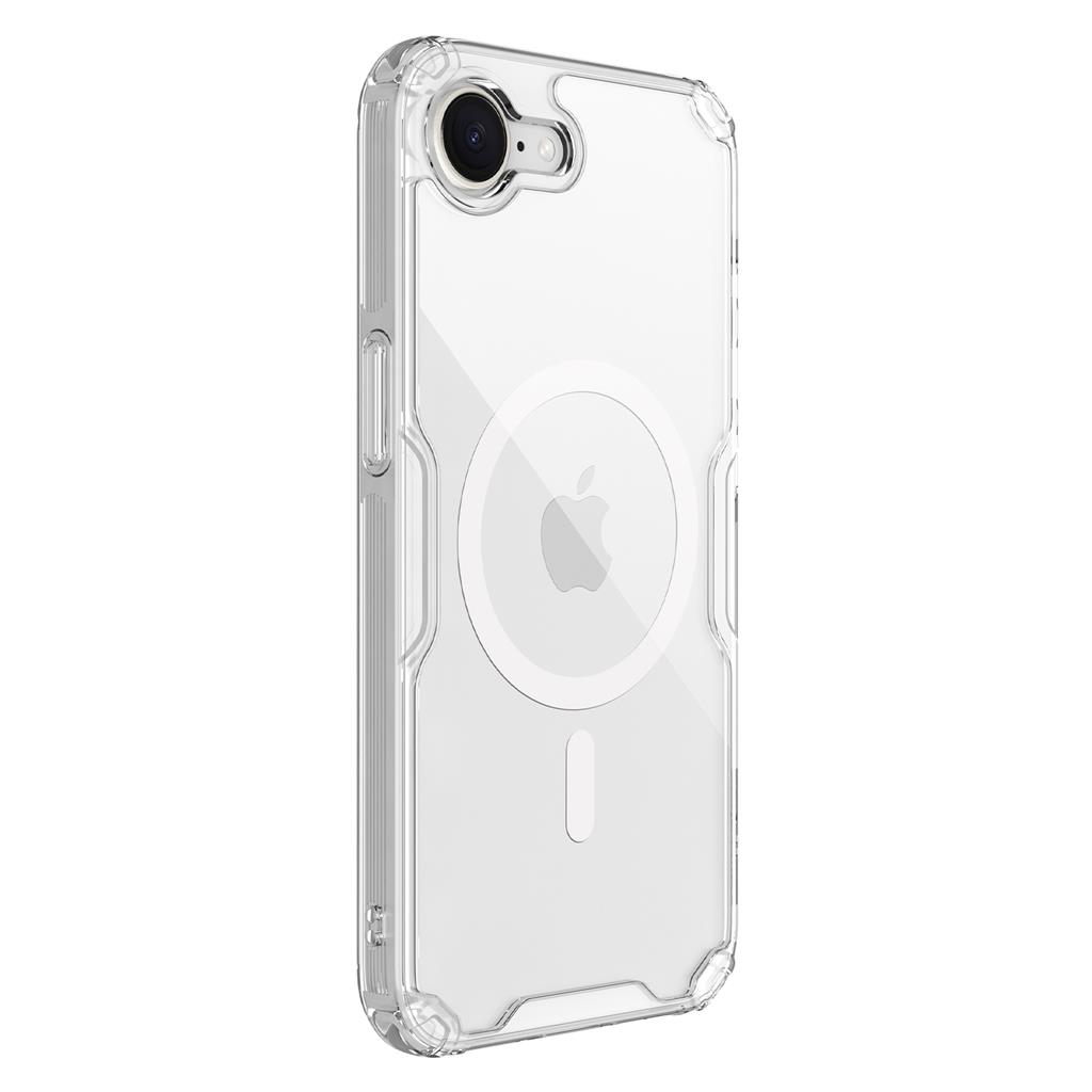 Apple iPhone 16e Nillkin Camshield S magsafe hátlap tok (Fehér)
