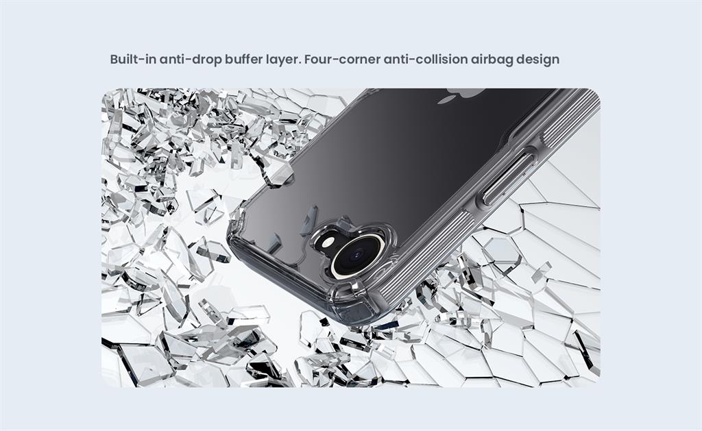 Apple iPhone 16e Nillkin nature pro hátlap tok (Fehér)