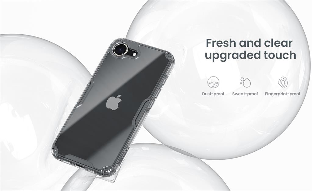 Apple iPhone 16e Nillkin nature pro hátlap tok (Fehér)