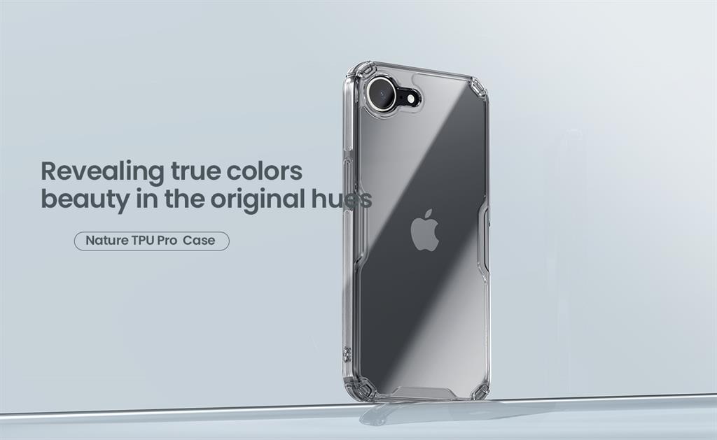 Apple iPhone 16e Nillkin nature pro hátlap tok (Fehér)