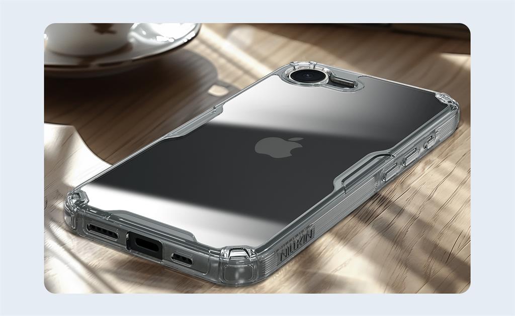 Apple iPhone 16e Nillkin nature pro hátlap tok (Fehér)