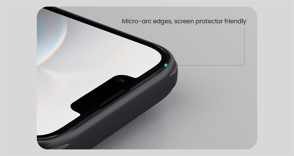 Apple iPhone 16e Nillkin Frosted Shield Pro magsafe hátlap tok (Fekete)
