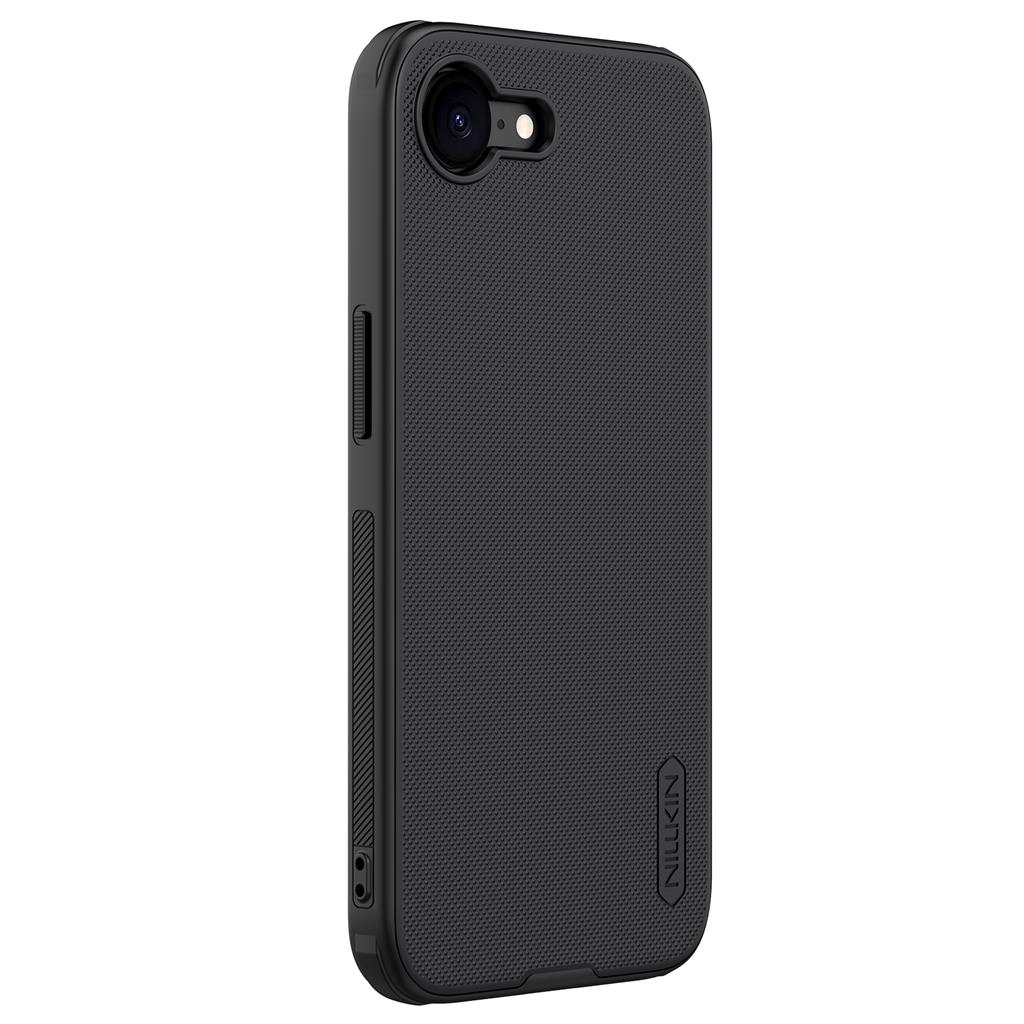 Apple iPhone 16e Nillkin Frosted Shield Pro magsafe hátlap tok (Fekete)