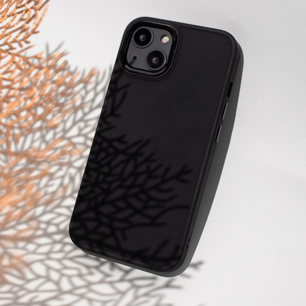 Apple iPhone 16e Satin hátlap tok (Fekete)