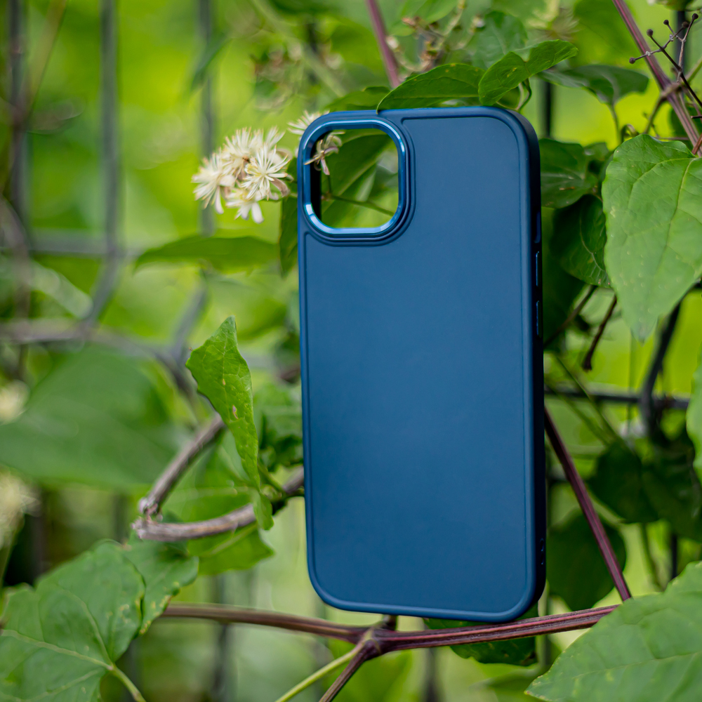 Apple iPhone 16e Satin hátlap tok (Kék)
