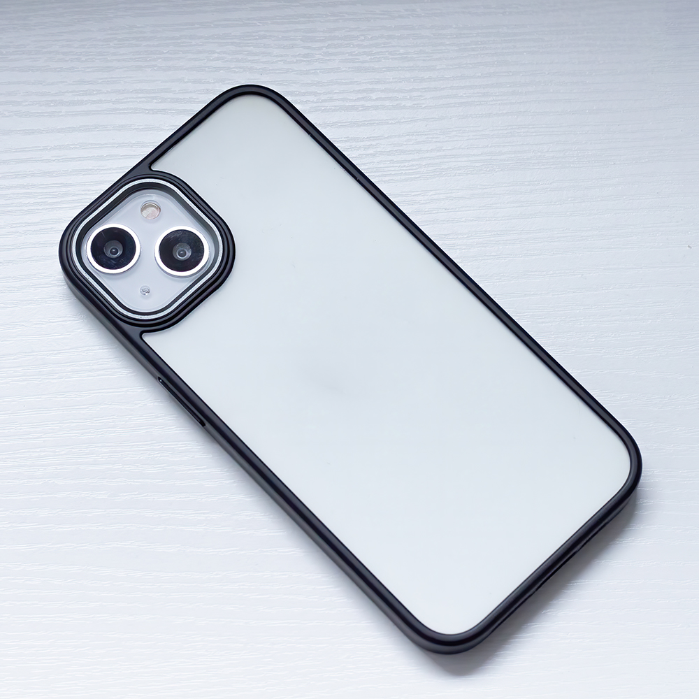 Apple iPhone 16e Satin matt hátlap tok (Fekete)