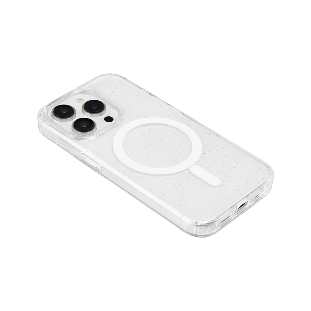 Apple iPhone 16e Shine MagSafe hátlap tok (Átlátszó)