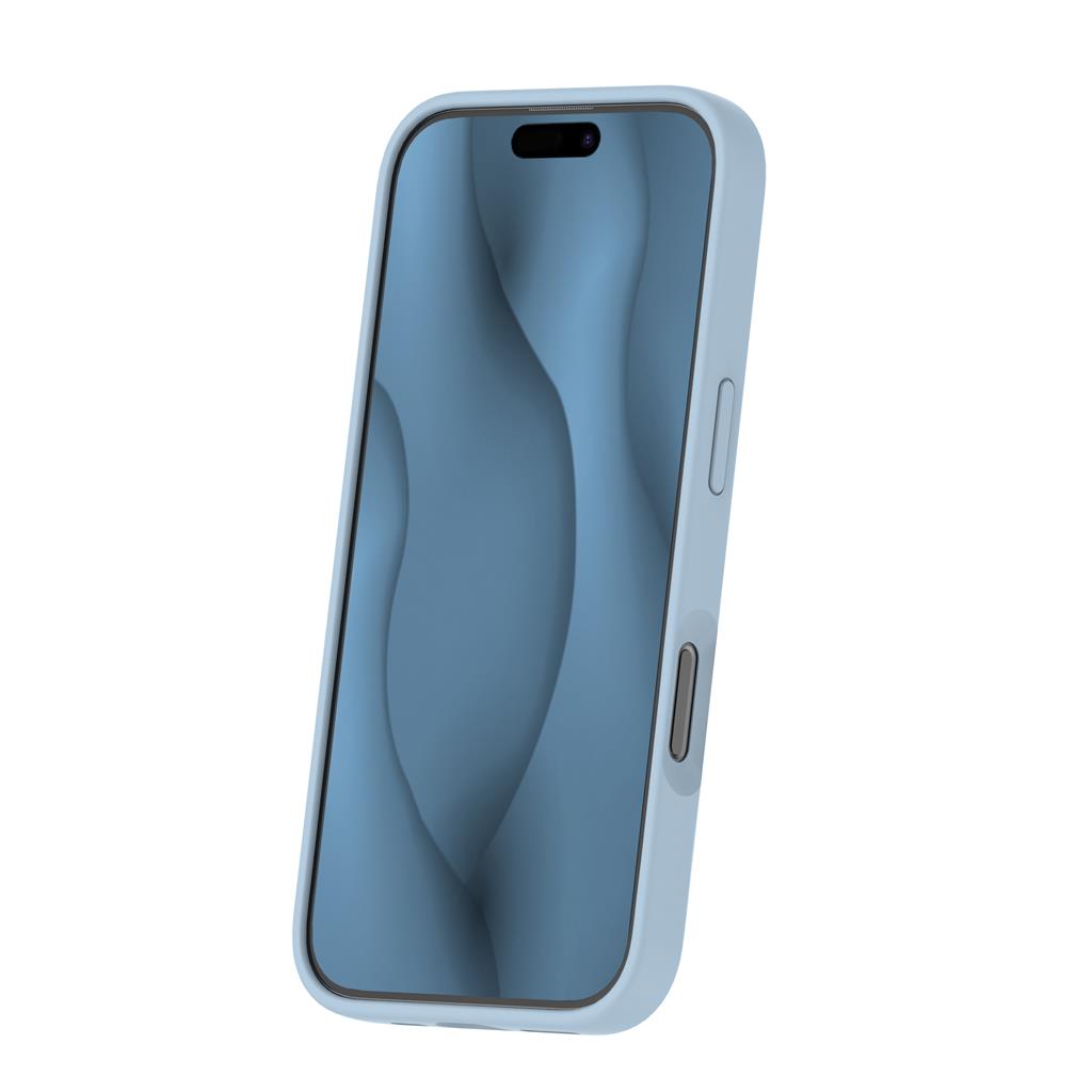 Apple iPhone 16e Silicone Thin magsafe hátlap tok (Kék)