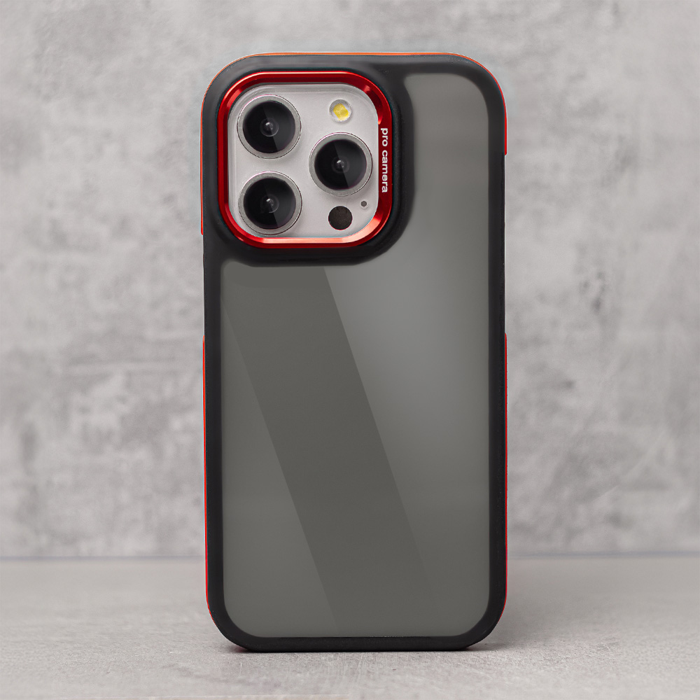 Apple iPhone 16e TOKO Pure rainbow hátlap tok (Fekete)