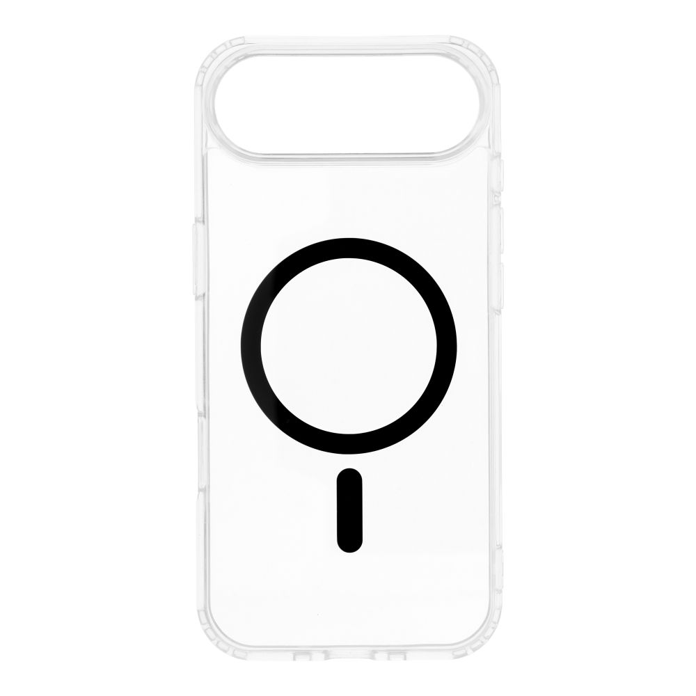 Apple iPhone 17 Air Drop Glue Colorful Ring MagSafe hátlap tok (Fekete)