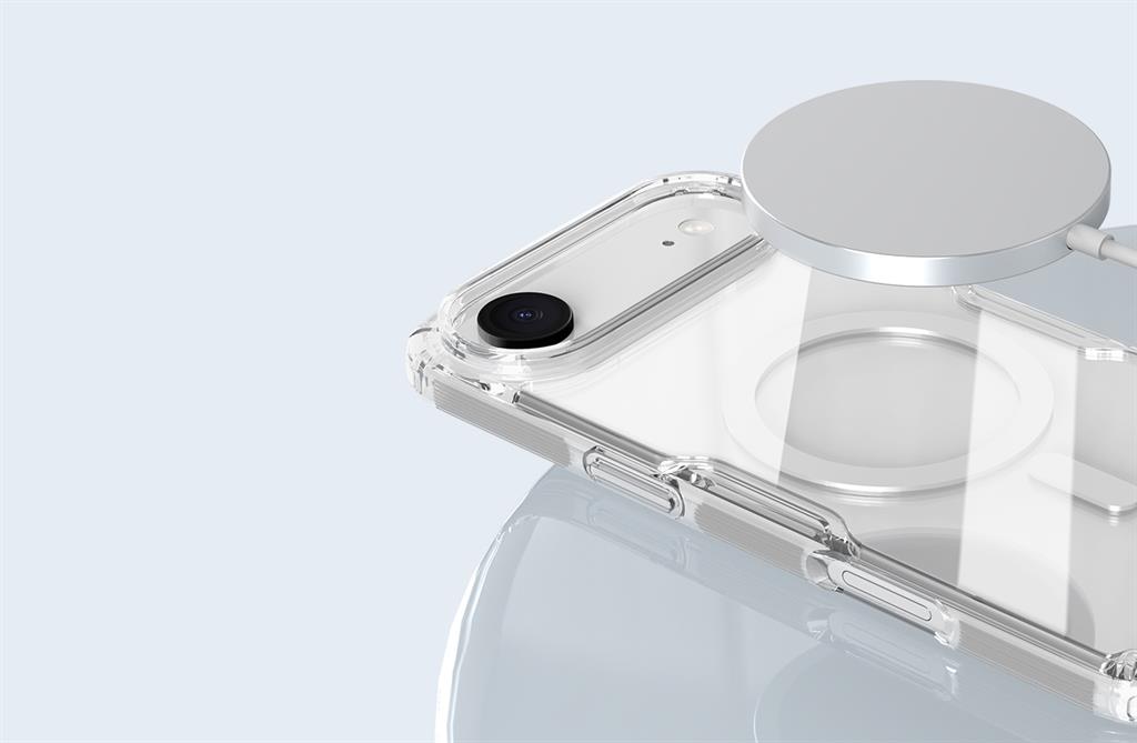 Apple iPhone 17 Air Nillkin Camshield S magsafe hátlap tok (Fehér)