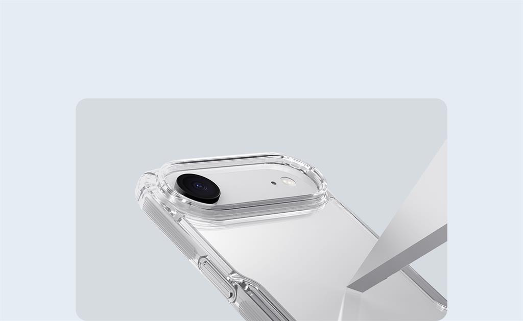 Apple iPhone 17 Air Nillkin nature pro hátlap tok (Fekete)