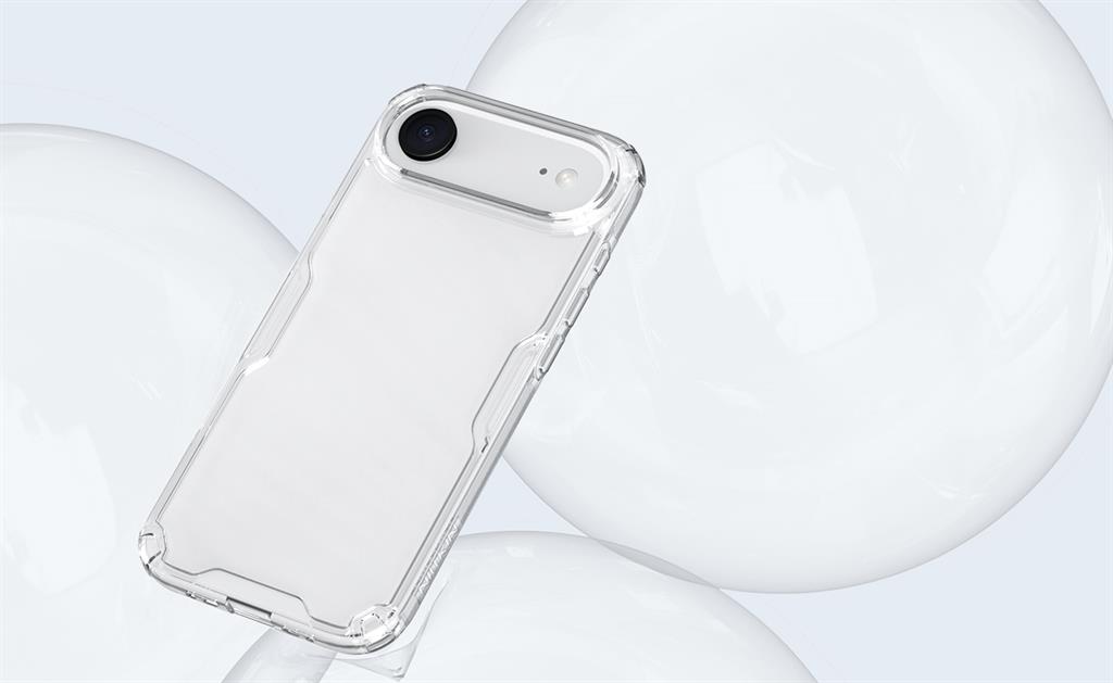 Apple iPhone 17 Air Nillkin nature pro hátlap tok (Fekete)