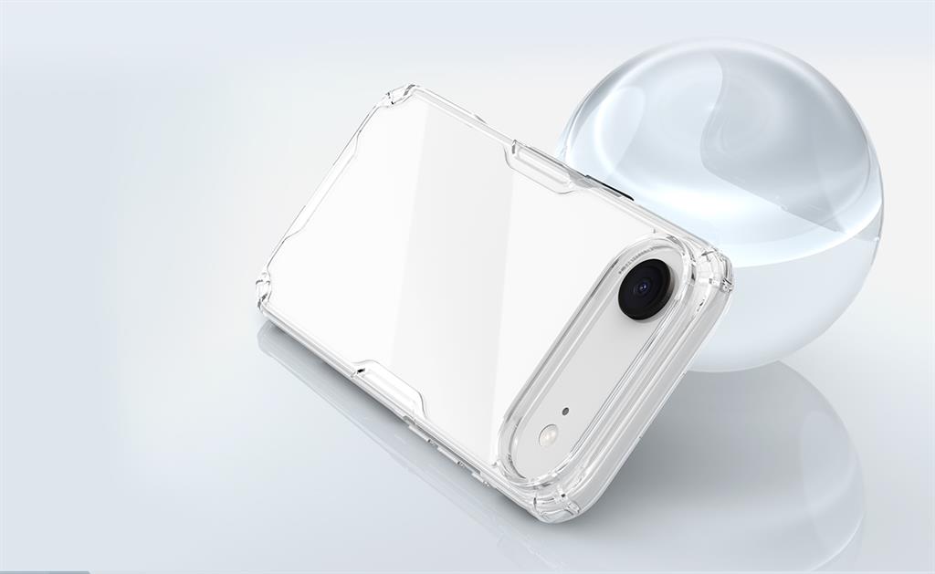 Apple iPhone 17 Air Nillkin nature pro hátlap tok (Fekete)