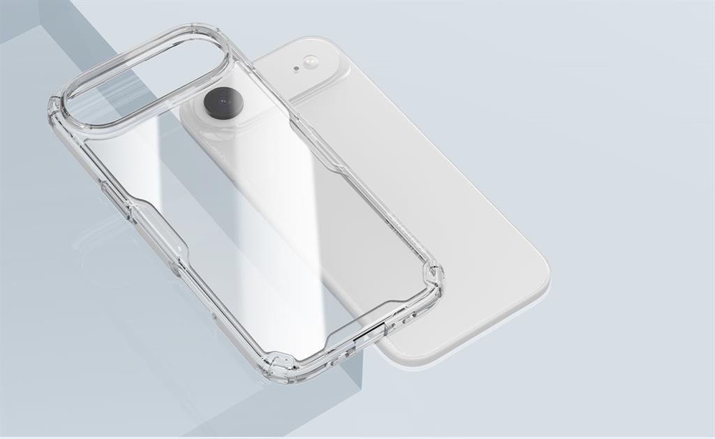 Apple iPhone 17 Air Nillkin nature pro hátlap tok (Fekete)